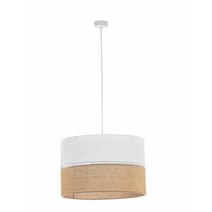 TK Lighting - Závěsná lampa nad stůl Linobianco