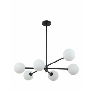 TK Lighting - Vysoká stropní lampa Sarius Black 6